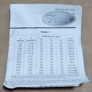 *NEW* Kidde Fenwal 12-E27121-000-02 140F Vertical Detect-A-Fire Unit + Warranty! - Image 6