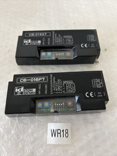 ITOH DENKI (1)CB-016S7 & (1) CB-016P7 UL Driver Card Module 24 Volt Main Image