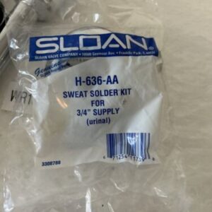 Partial Sloan Royal Flushometer Chr Top Spud Urinal Diaphragm Kit 3012636 - Image 3