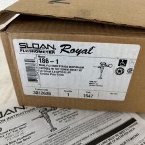 Partial Sloan Royal Flushometer Chr Top Spud Urinal Diaphragm Kit 3012636 - Image 5