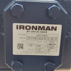 *NEW* Grove Gear GR-FHMQ-824-50-HL-56-16 Gearbox 50:1 1.137Hp 1432 + Warranty! - Image 2