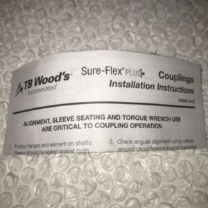 ** New TB Woods 0H Sure-Flex Sleeve Coupling Insert 0H Hytrel # - Image 3