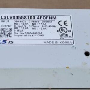 *PREOWNED* LS LSLV0055S100-4EOFNM AC Inverter Drive 380-480V 3~Ph + Warranty! - Image 7