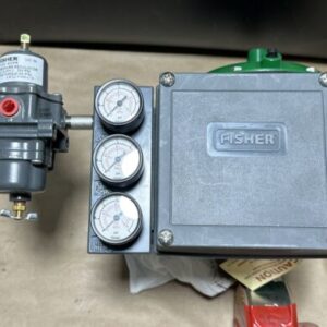 NEW- Baumann 26200 Control Valve & Fisher 41B8558X012 Positioner + WARRANTY ๐บ๐ธ - Image 2