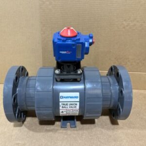 New Hayward True Union Ball Valve 4" PVC EPDM ANSI61 Actuator C20 DA IMP 🇺🇸 - Image 1