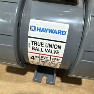 New Hayward True Union Ball Valve 4" PVC EPDM ANSI61 Actuator C25 -DA MET 🇺🇸 - Image 3