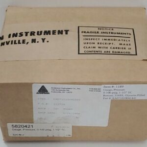 *NEW* Anderson EA071010041441 Pressure Gauge 0-100 Psig 1-½" TC 316SS + Warranty - Image 3
