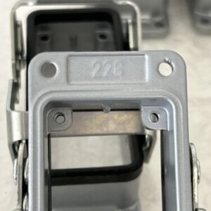 (7) Amphenol Bulkead Mount Housing Dual Clamp P/N ?? Fast Shipping +Warranty NNB - Image 8