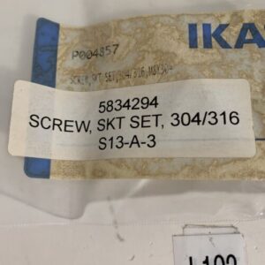 IKA Screw,SKT Set 304/316 P/N P004857 (Lot Of 12)Fast Shipping! - Image 2