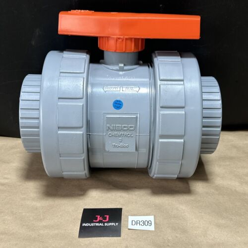 NEW- NIBCO Chemtrol Tru-Bloc 3” CPVC Ball Valve 150PSI @ 73°F || WARRANTY 🇺🇸 Main Image