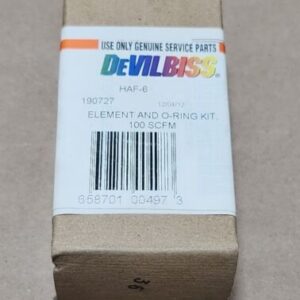 *NEW SURPLUS* DeVILBISS HAF-6 Replacement Element & O-ring Kit 190727 + Warranty - Image 5
