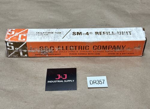 NEW OPEN BOX- S&C SM-4 Power Fuse Refill Unit 30E 14.4 KV 122050R4 || WARRANTY! Main Image