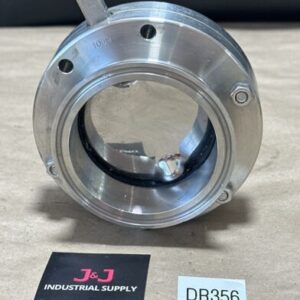 PREOWNED- DeFinox 3" DN76 Manual Butterfly Stainless Steel Sanitary Valve 🇺🇸 - Image 1