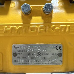 PREOWNED- EMERSON Hytork-71 Actuator EIA-XL0071-S80-A00 8Bar (116PSI) + WARRANTY - Image 3