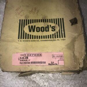 ** New T.B. Woods 5.8-2B 2 Groove Sheave 8” Puly-P05015084# - Image 5