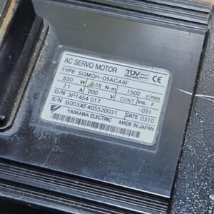 *PREOWNED* Yaskawa SGMGH-09ACA6F AC Servo Motor 850W 200V 7.1A 5.39Nm +Warranty - Image 3