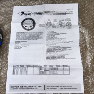 DWYER INSTRUMENTS 605-3 Dwyer Magnehelic Pressure Transmitter,+Warranty - Image 6