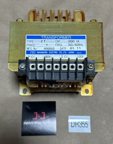PREOWNED- Nakamura Electric Type ZT Single Phase Transformer 49262 300VA 50/60Hz Main Image