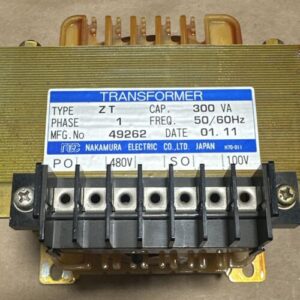 PREOWNED- Nakamura Electric Type ZT Single Phase Transformer 49262 300VA 50/60Hz - Image 3