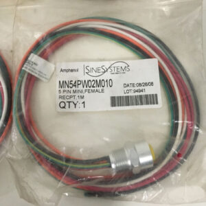 *Lot Of 4* SineSystems MN54PW02M010 5 PIN Mini Female Amphenol + *Warranty* - Image 3