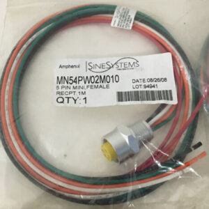 *Lot Of 4* SineSystems MN54PW02M010 5 PIN Mini Female Amphenol + *Warranty* - Image 4
