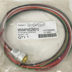 *Lot Of 4* SineSystems MN54PW02M010 5 PIN Mini Female Amphenol + *Warranty* - Image 5