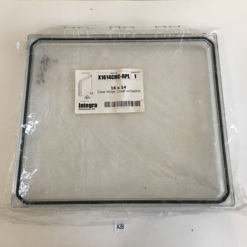 NEW!!! INTEGRA X1614CHC-RPL 16 X 14 Clear Hinge Cover w/Gasket + *Warranty* Main Image