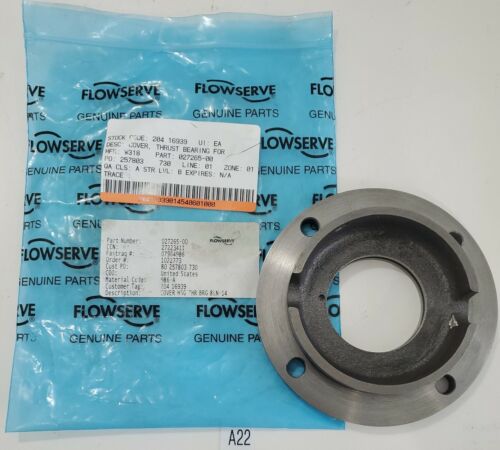 *NEW* Flowserve 027265-00 Thrust Bearing Housing Cover 4 Hole + Warranty! Main Image