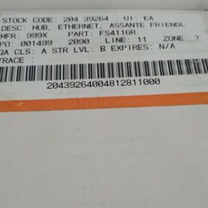 *NEW* Asante FriendlyNet FS4116R 16 Pt 10/100 Auto Uplink Unmanaged Rack Switch - Image 4