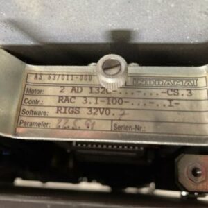 Indramat AC Mainspindle Drive RAC 3.1-100-460-A0I-W1-220 As Is - Image 4