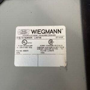 *NEW* WIEGMANN ENCLOSURE LJWT4A, SIZE 4"X 4" + WARRANTY / FAST SHIPPING - Image 3