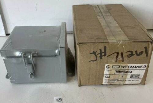 *NEW* Hubbell Wiegmann RHC060604 Enclosed Electric Box + Warranty/Fast Shipping! Main Image