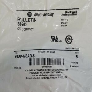 *NEW SEAELD* Allen-Bradley 889D-M8AB-5 Ser B Cordset Straight 889D + Warranty! - Image 2