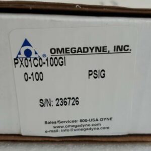 *NEW SEALED* Omega PX01C0-100GI Gauge Pressure Transducer 0-100 PSIG + Warranty! - Image 4