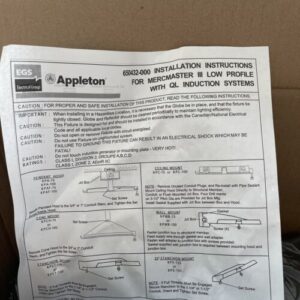 *NEW-In Factory Package* Emerson EGS Appleton MLBRG485QA1 Mercmaster 3 Lo-Pro - Image 5