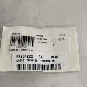 Fette 2135265 Cable CMX8.10-10M050,25 New No Box Fast Shipping!+Warranty - Image 5