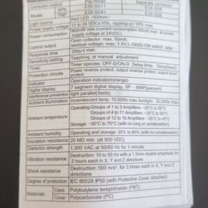 ποΈ Omron Photoelectric Switch E3X-SD11 *WARRANTY+ πΊπΈ SHIPPED* - Image 6