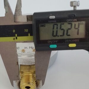 *NEW IN BOX* Miljoco Corporation P20157L001 2" Pressure Gauge 30"-0 Hg +Warranty - Image 4