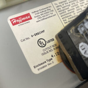 *PREOWNED* Hoffman A-606CHNF/Kübler D9438-C/Allen Bradley 800M-XA || Warranty!! - Image 9