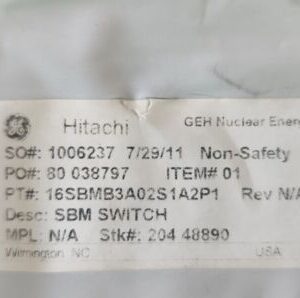 🆕️ General Electric 16SBMB3A02S1A2P1 SBM Selector Switch ||⚡️🇺🇸 SHIP - Image 3