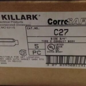 New Qty5 Hubbell Killark C27 Type C Conduit Body 3/4" Fast Shipping! - Image 3