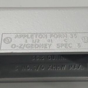 *NEW* Appleton C150-M Malleable Iron Form 35 Unilets Conduit Body C + Warranty! - Image 4