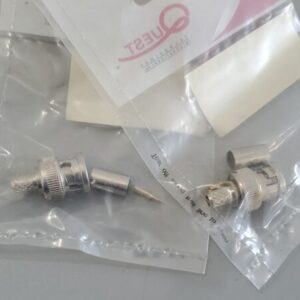 *NEW SEALED* LOT OF 2 Quest CBN-3110 3Pc BNC Male Crimp For RG59/62 + Warranty! - Image 4