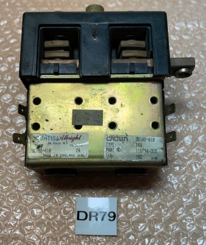 PREOWNED- Curtis Albright DC182/618 24VDC Crown Contactor Assembly 116794-002 Main Image