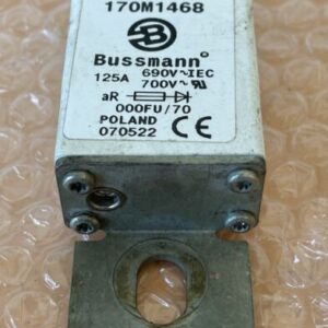 PREOWNED, Good Condition- Bussman 170M1468 Fuse 690V 125A + Warranty/Fast Ship! - Image 2
