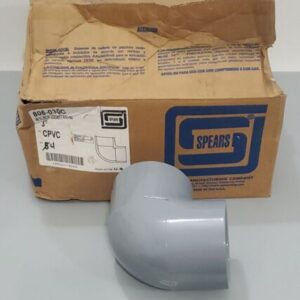 *NEW IN BOX* LOT OF 4 Spears 806-030C 3" CPVC 90° Elbow Socket SCH80 + Warranty - Image 1