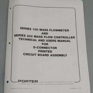 *NEW IN BOX* Parker 201-DNASVCAG Porter Mass Flow Meter Argon 2 SLPM + Warranty! - Image 8