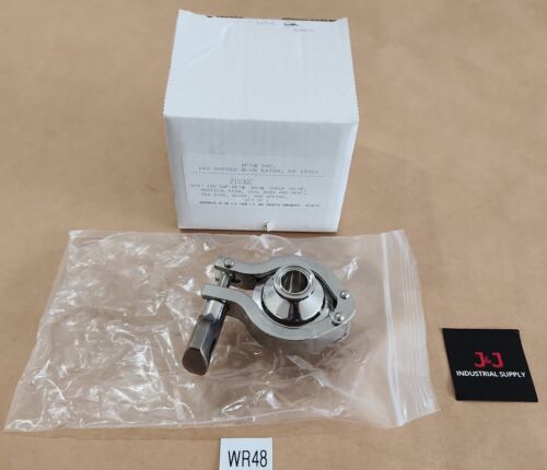 *NEW* DFT Valves 2103QC Vertical Sanitary Check Valve 3/4" 150 CWP + Warranty! Main Image