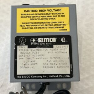 SIMCO 4000464 F167 POWER UNIT / STATIC CONTROL DEVICES 115/120VAC 50/60HZ 0.25A - Image 2
