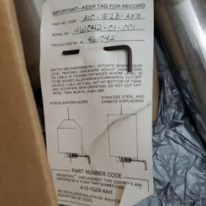 *NEW* Magnetrol A10-1E2B-AKB Displacer Switches 720 Psi 461042-01-001 + Warranty - Image 6